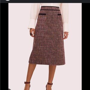 kate spade midi skirt
